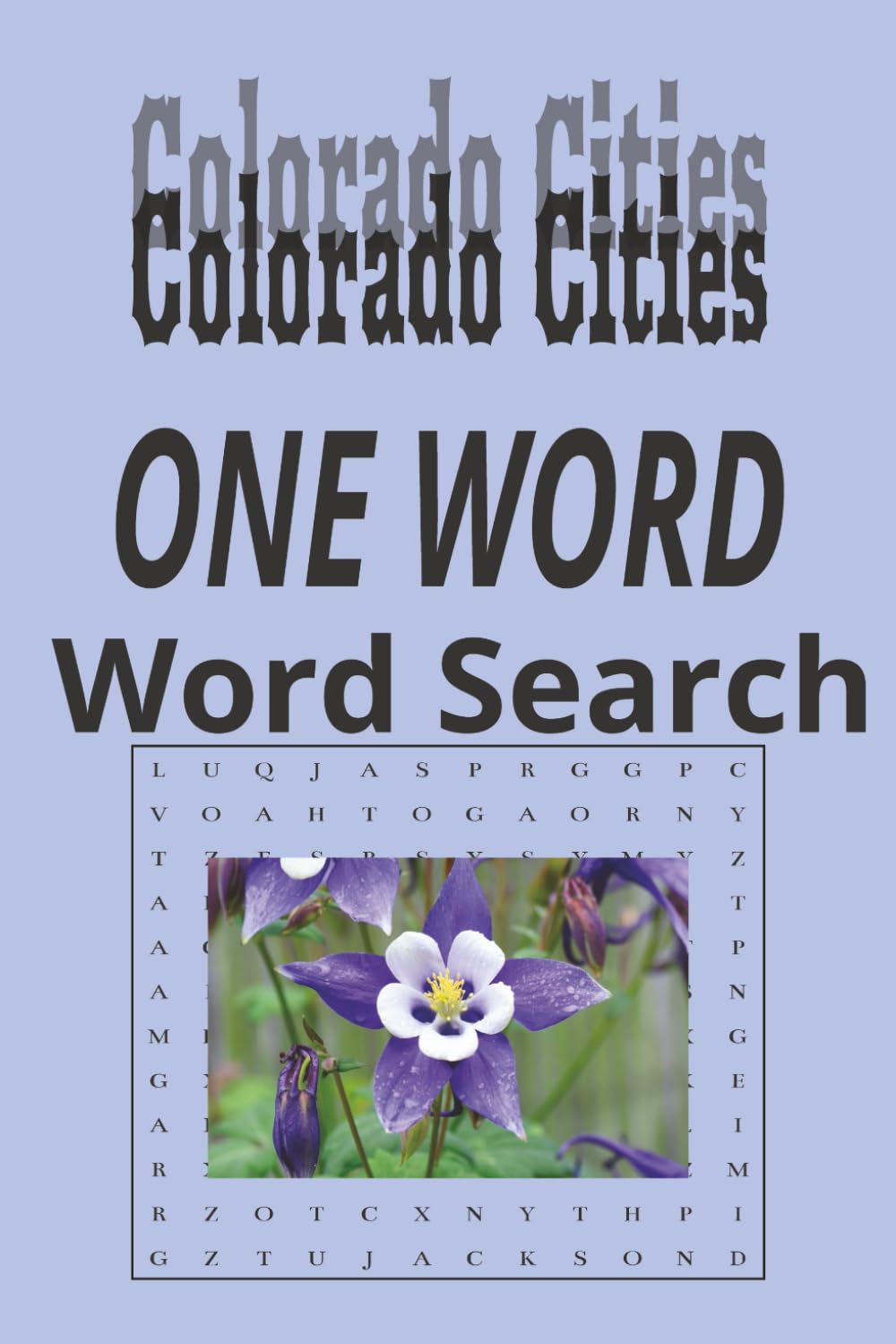 Colorado Cities “One Word” Word Search Puzzle Book: One Word, Word Searches with Easy to Read Print about cities in the state of Colorado | 6x9 ... for Holidays, Road trips and Get Well Wishes