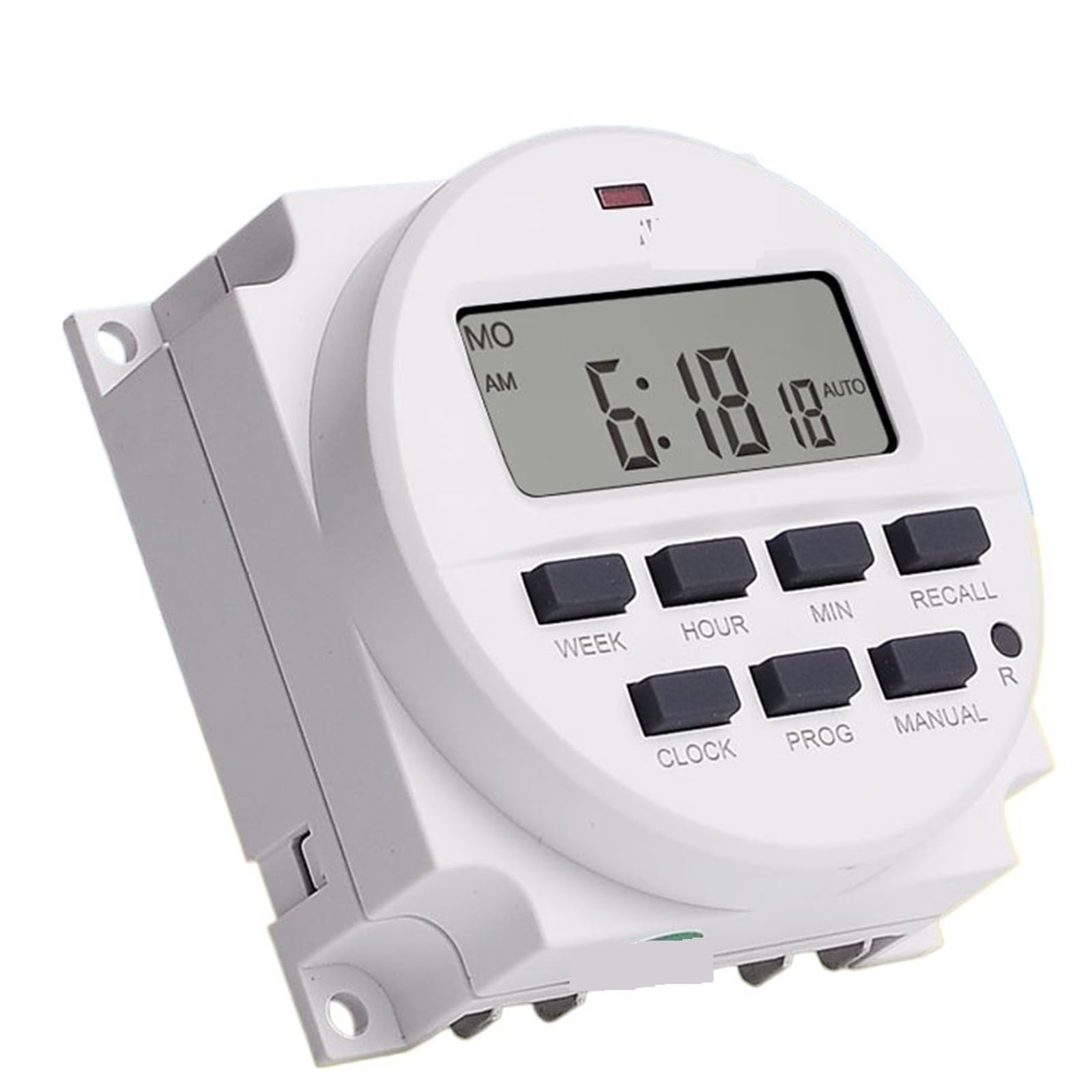 1/2PCS DC 12V 24V 110V 120V 220V 230V Volt Output Digital 7 Weekly Programmable Timer Switch Time Relay(Style A 2pcs)