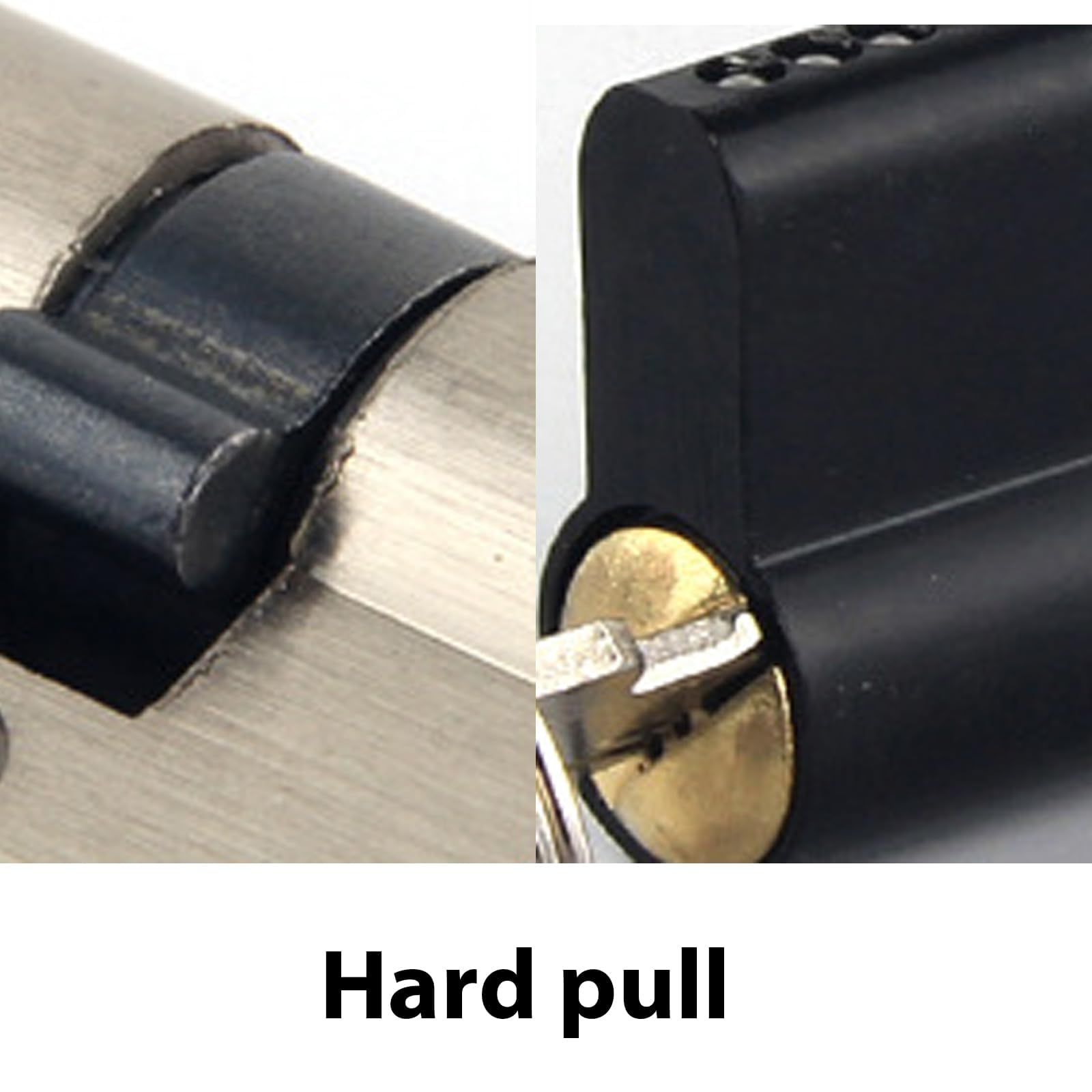 IUSOT Matt Black Thumb Turn Euro Cylinder Lock 35T/35 (70mm), Thumb Turn Lock with 3 Standard Keys, Door Barrel Lock - Image 4