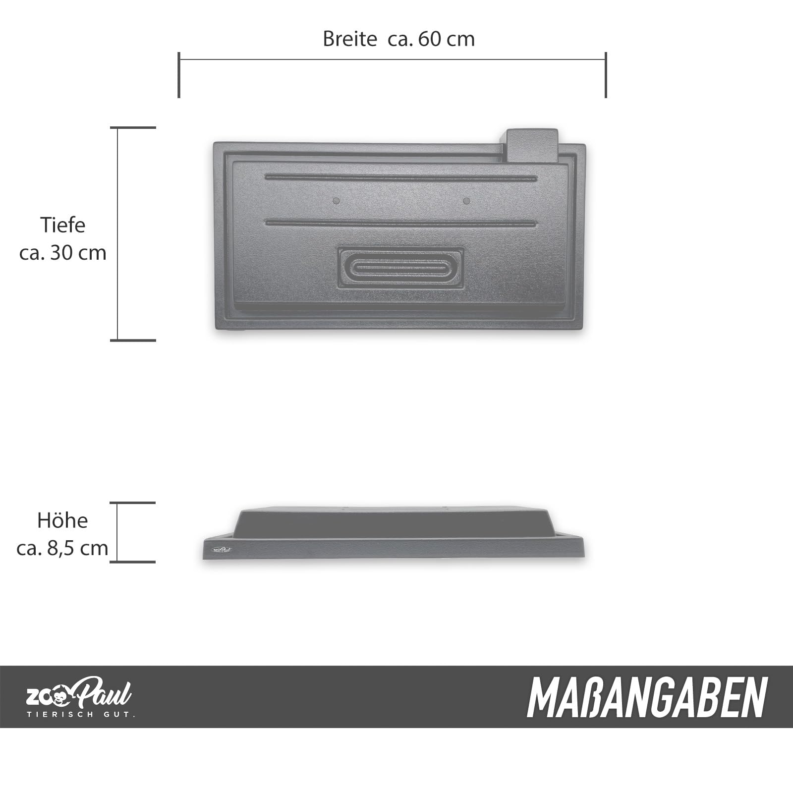 ZooPaul MLineLEDAbdeckung (60x30cm LED weiß)