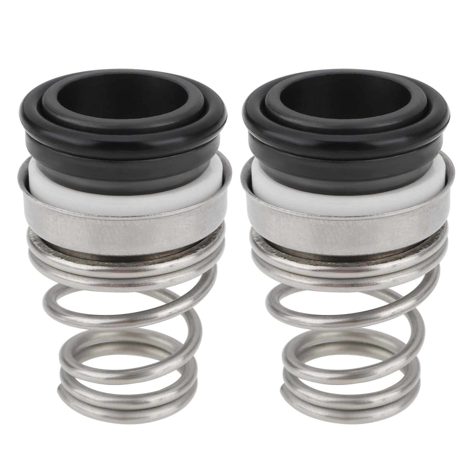 OTOTEC Lot de 2 Joints d'arbre Mécaniques de Pompe à Eau de 14 Mm avec Ressort à Bobine Unique pour La Pompe de Circulation 155 pour Arbres de 14Mm de Diamètre Pompe à Eau Propre Pompe de Circulation