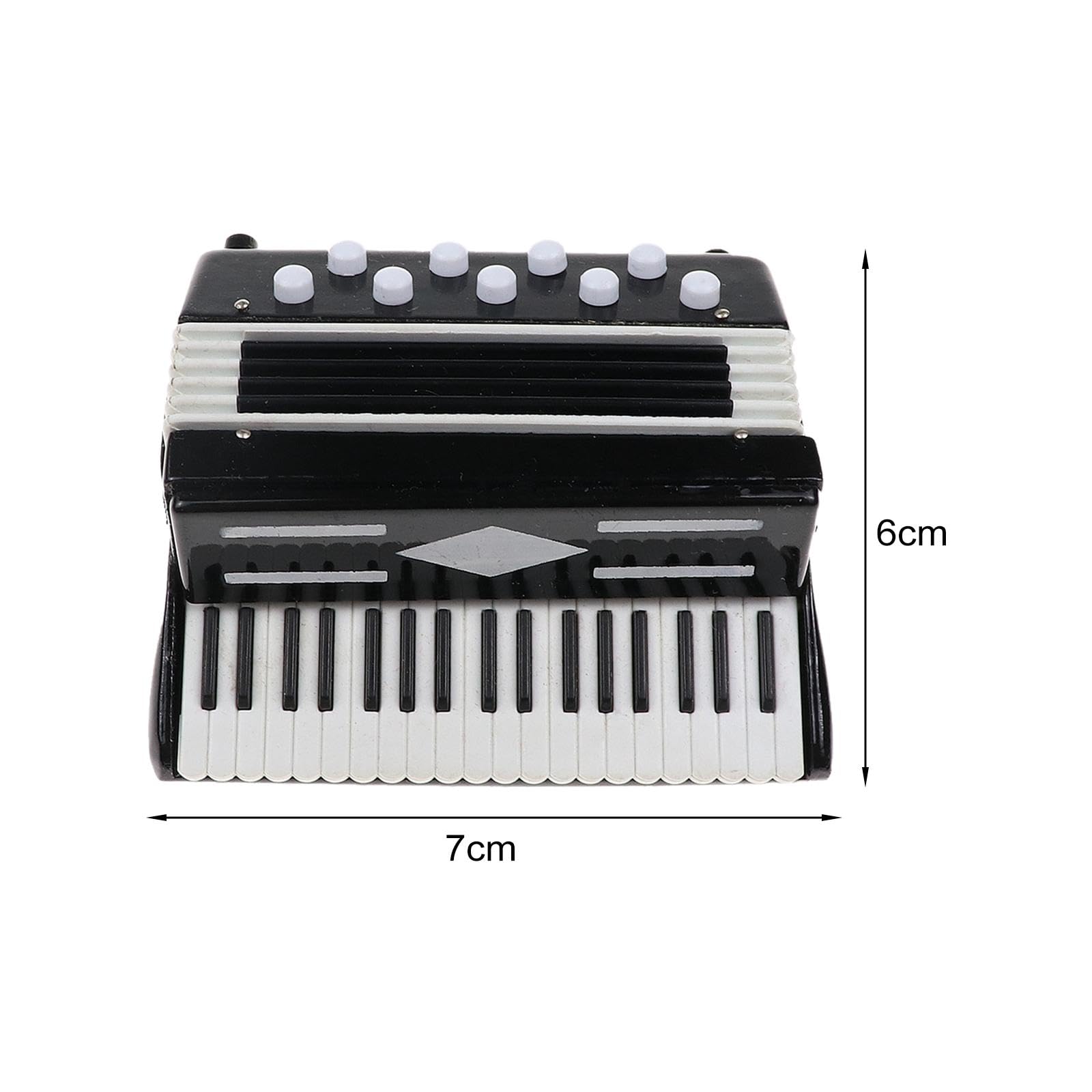 DYNWAVE Miniature Accordion Model Dollhouse Models Craft Tiny Things Durable Decorative Gifts Handmade Collections Figurine Home Decoration Ornaments