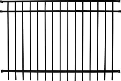 Weatherables Livingston Aluminum Fence Kit – DIY Kit for Backyard and Garden Fencing, Made with…