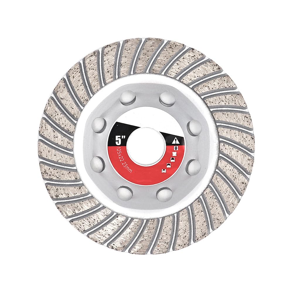 Diamentowe tarcze ścierne do betonu, cegły, twardego kamienia, segmentowane tarcze Turbo Row, 125 mm, 5 cali, 1 szt., 125 mm, 5 cali, 1 szt., 1 szt.