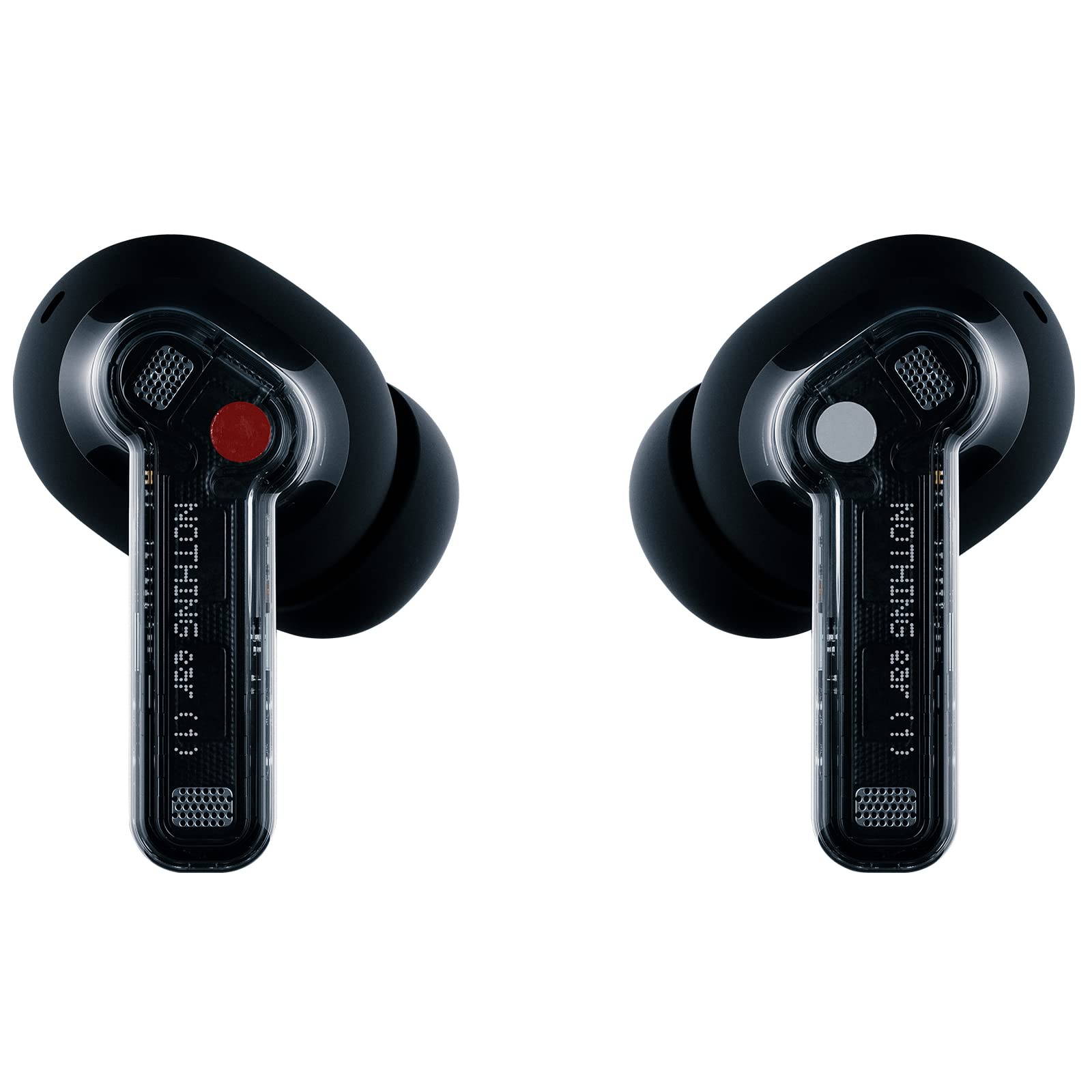 【日本正規品】 Nothing ear (1) 黒 完全ワイヤレスイヤホン アクティブ ノイズキャンセリング 軽量 最大34時間使用可能 ワイヤレス充電対応 IPX4防水規格 専用アプリ対応 【iOS&Android対応】 ナッシング