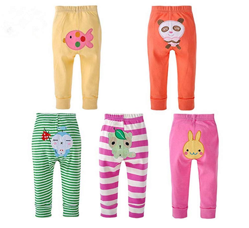 Baby Jungen Neugeborenen zu Toddler Baumwolle Long Cartoon Hosen Geschenk-Set