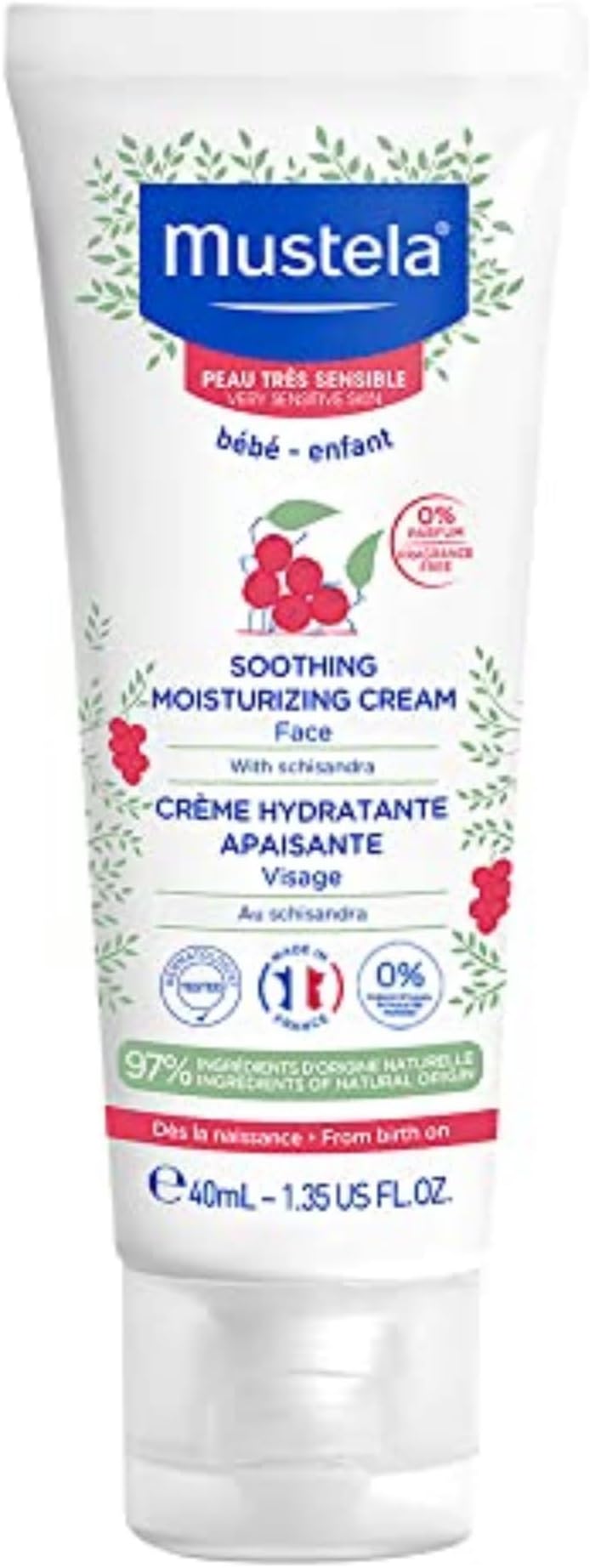 MUStela Soothing Moisturizing Cream (Face), 40 Ml