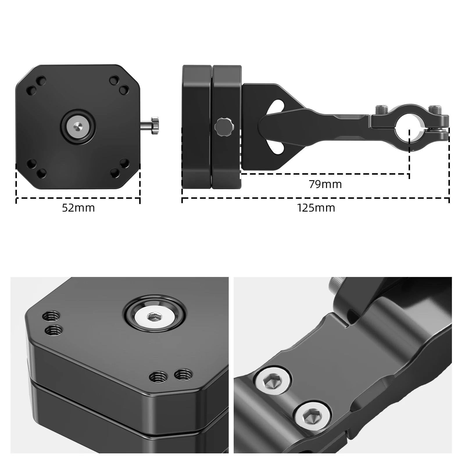 Barra Soporte GPS 12mm Abrazadera Navegación Soporte Montaje Para Africa Twin 2016 2017 2018 2019 Para Camel ADV Para AT Accesorios