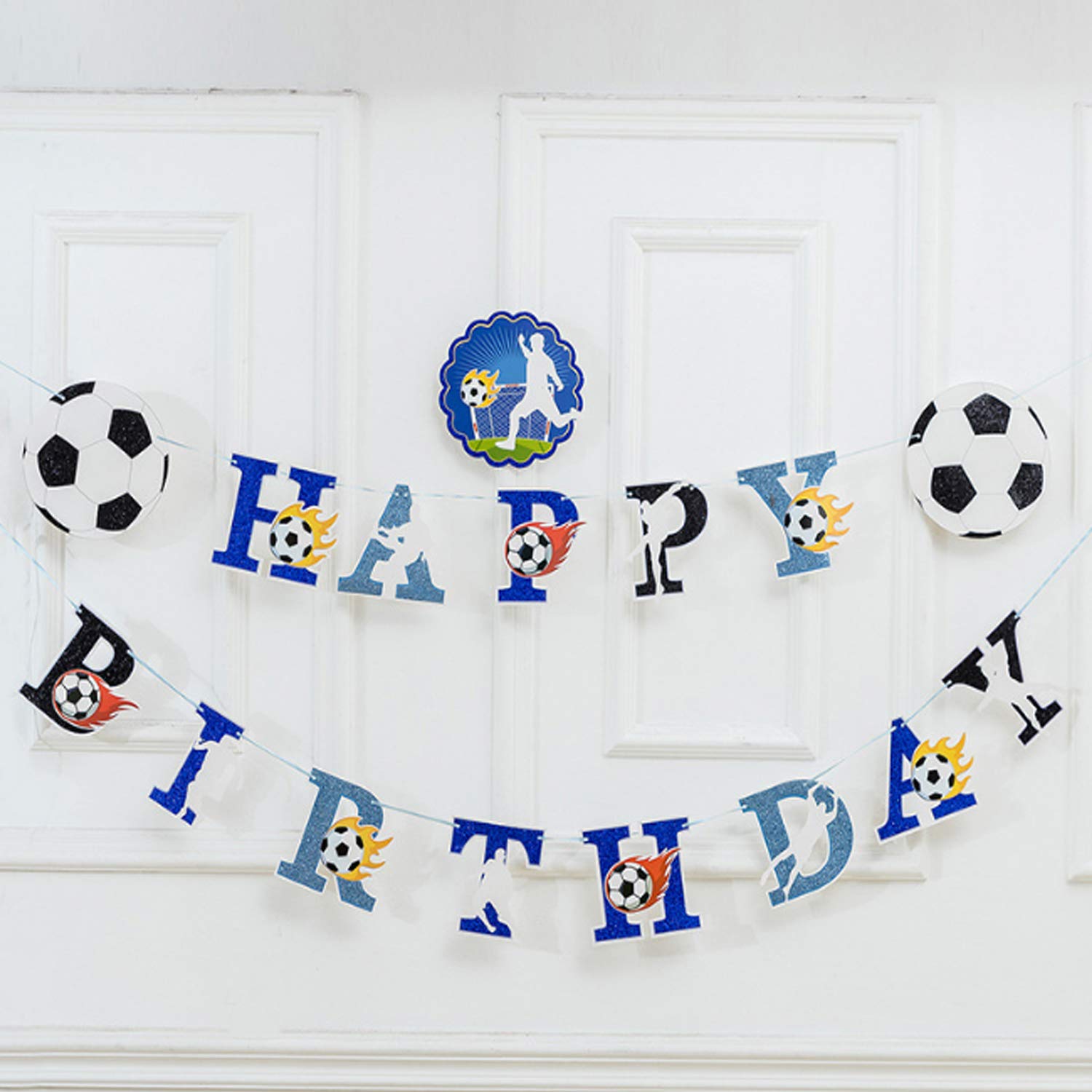RasuImpex Happy Birthday Soccer Banner Football Party Decoration #RasuDecor