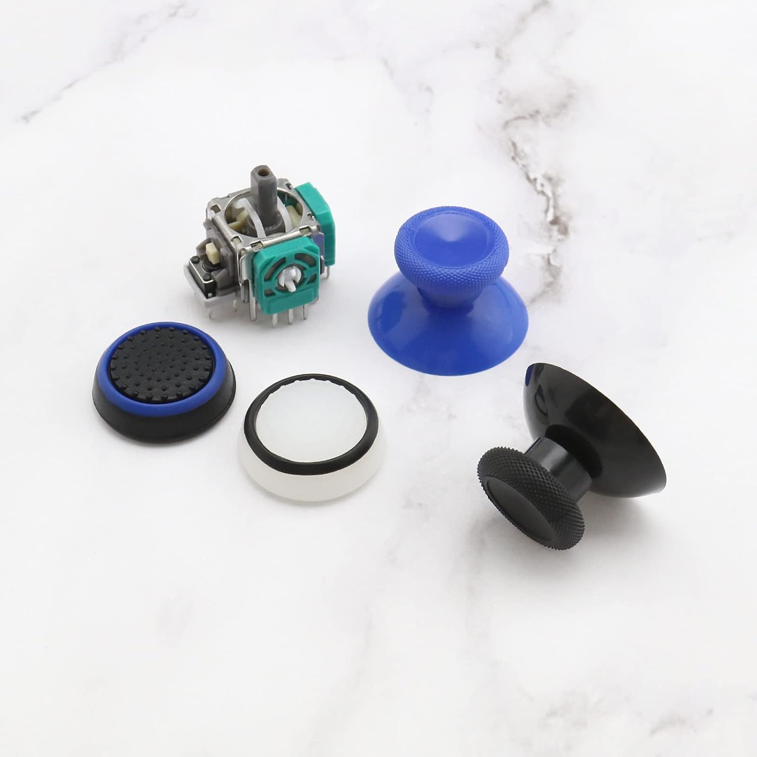 15-piece game console repair tool set, 3D analogue joystick module, thumb stick, silicone cap and installation tool, compatible with Xbox One controller