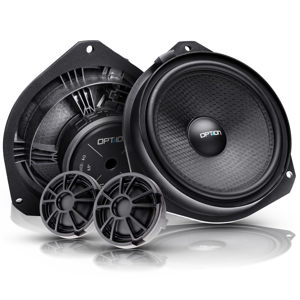 IPNOSIS Kit 2 Altavoces 16.5cm Para Opel Astra H, Corsa D, Zafira: 240W Con Soportes Y Conectores