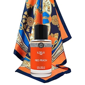 Ildela Red Peach Premium Luxury Chypre EDP Perfume - Eau de Parfum for Women, Long Lasting French Essence 50ml Spray for Girls