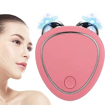 ボディ・フェイスケア Microcurrent Face Lifting Roller Microcurrent Facial Roller, Mini Face Massager, Microcurrent