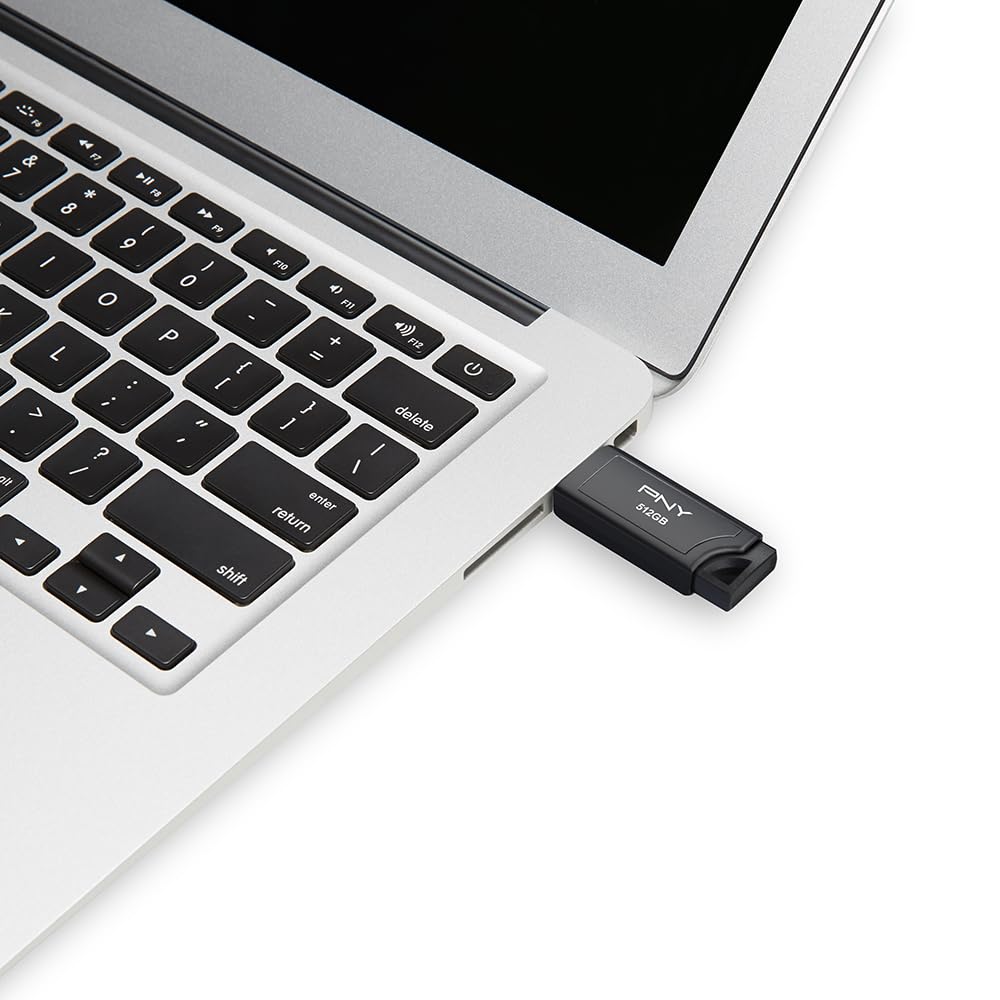 PNY 512GB USB PRO Elite V3 USB 3.2 Gen 2, fino a 1000 MB/s in lettura, 800 MB/s in scrittura, prestazioni estreme per archiviazione e trasferimento di dati, design metallo premium, connettore tipo A