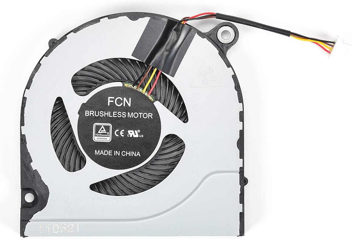 KBR Replacement CPU Cooling Fan Compatible with Acer Nitro 5 AN515 AN515-51 52 AN515-41, Predator Helios 300 G3-571 G3-571G 572 G3-573 Series Laptop P/N: DFS541105FC0T