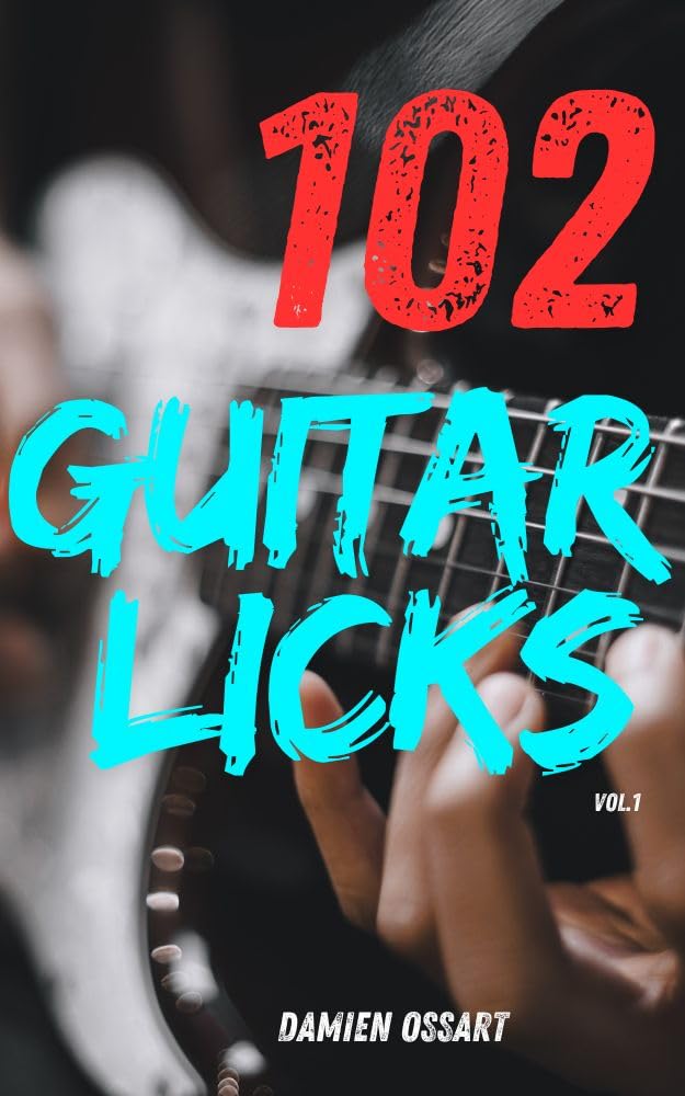 Livre de guitare 102 Guitar Licks avec exercices et programmes