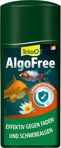 Tetra Pond AlgoFree Schwebealgen- und Fadenalgenvernichter, bekämpft langfristig grünes Wasser im Gartenteich, 500 ml