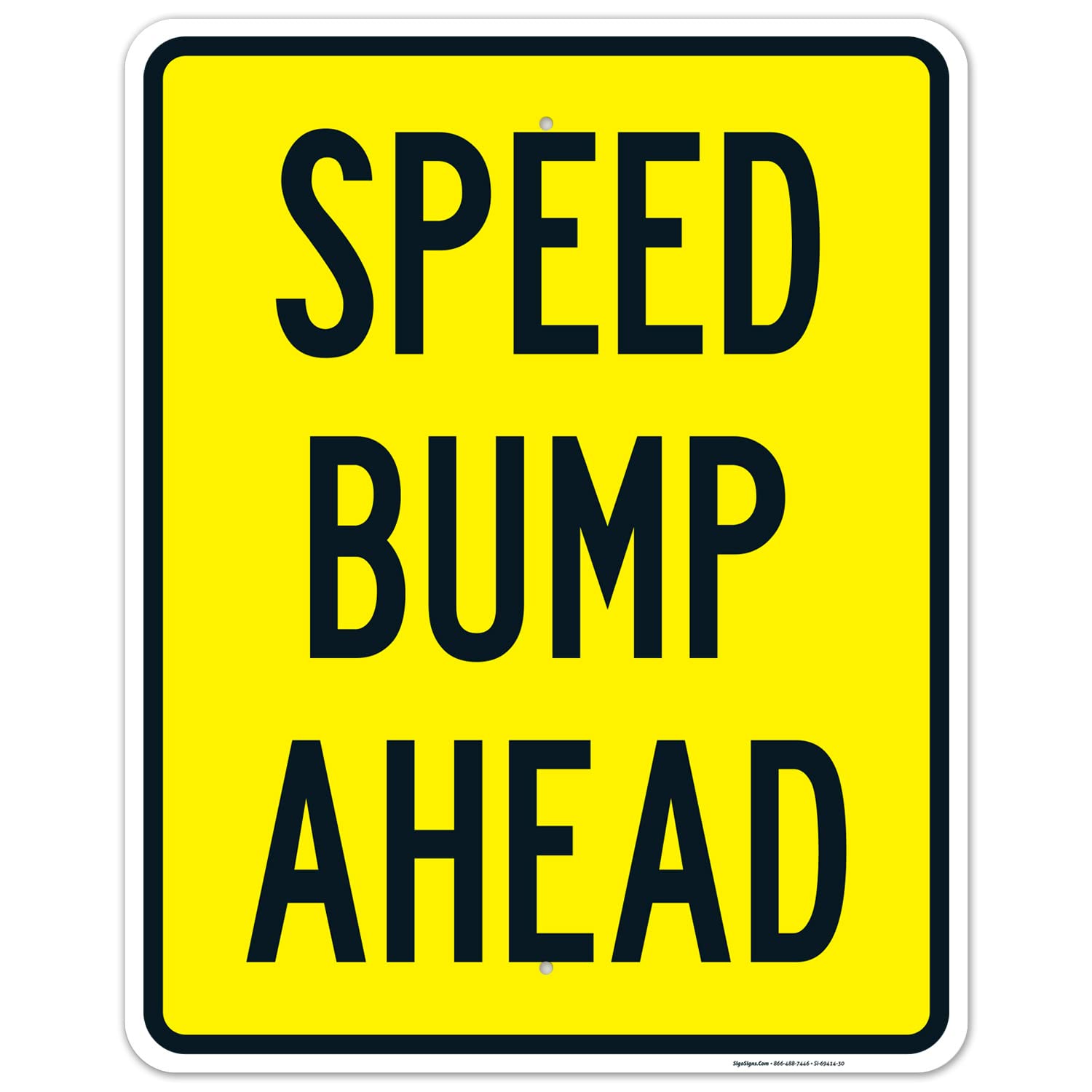 USAストリート看板 SPEED BUMP Plasticade Premium 6' Rubber Speed Bump Section | 4 Foot
