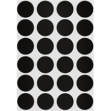 ChromaLabel Black Dot Stickers, 3/4 Inch, 1008/Pack