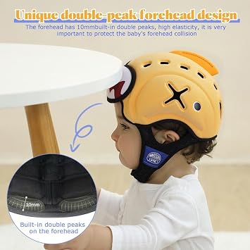Mambobaby Bebek Koruma Başlığı - Köpekbalığı, Sarı