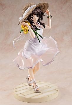 Kadokawa KonoSuba: Legend of Crimson: Megumin (Sunflower One-Piece Dress Version) PVC Figure, Multicolor