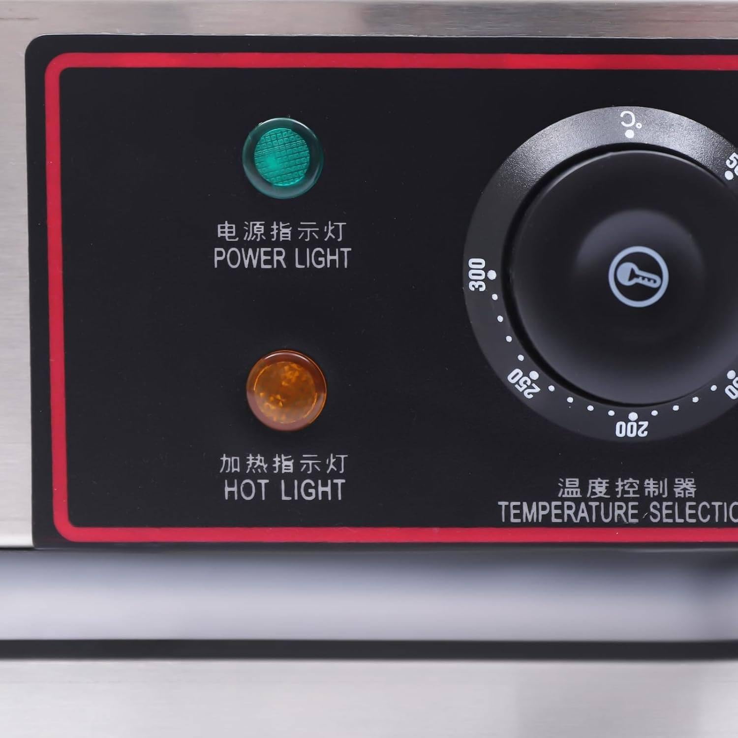 Plancha para hacer crepes, máquina para hacer panqueques de 15,7 "comercial Singel/doble cabezal eléctrico para hacer crepes, máquina para hornear panqueques, viene con herramienta aplicadora DE-2