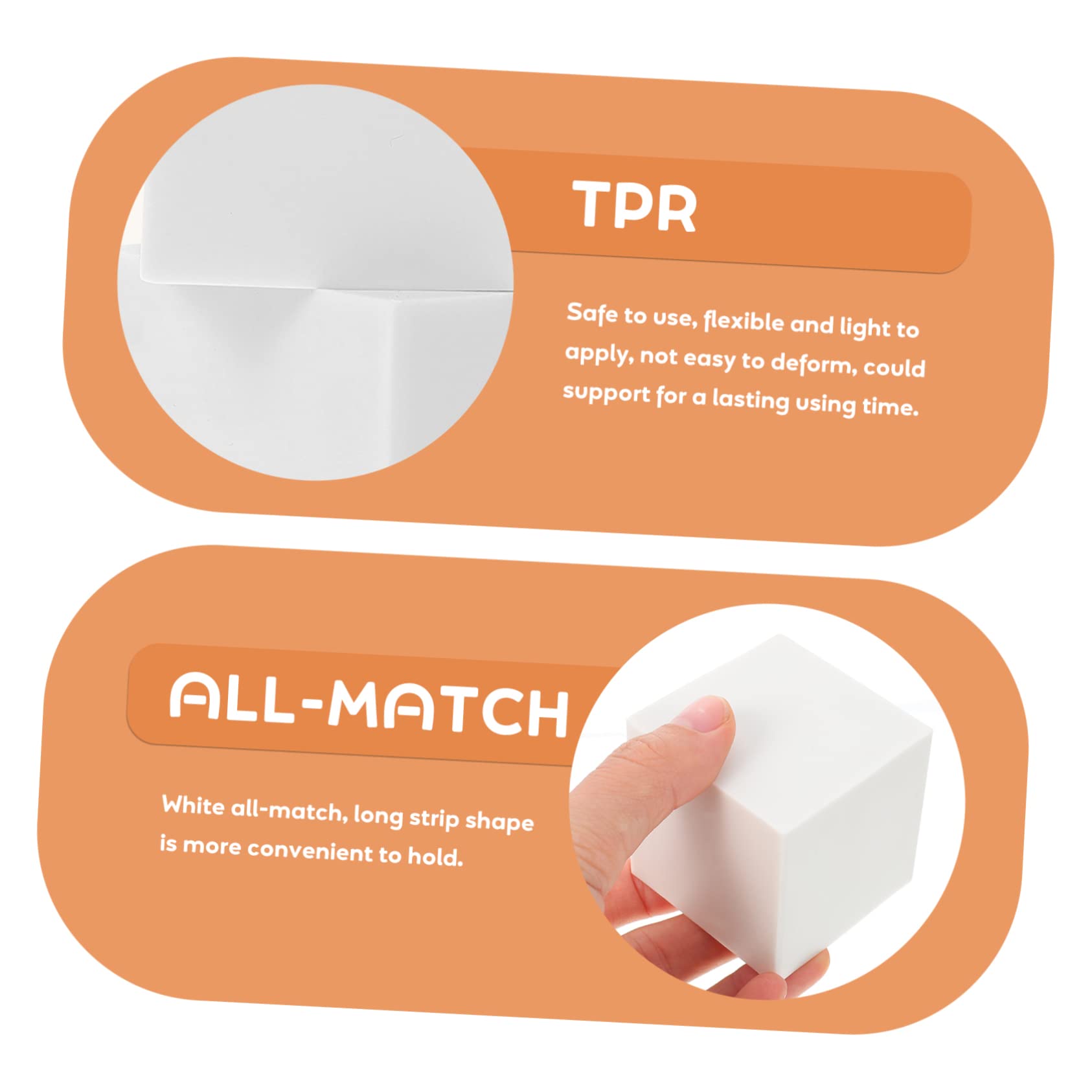 ERINGOGO 2Pcs Professional Rubber Carving Blocks DIY Stamp Accessories for Easy Engraving for Crafting Scrapbooking and Stamp Creation