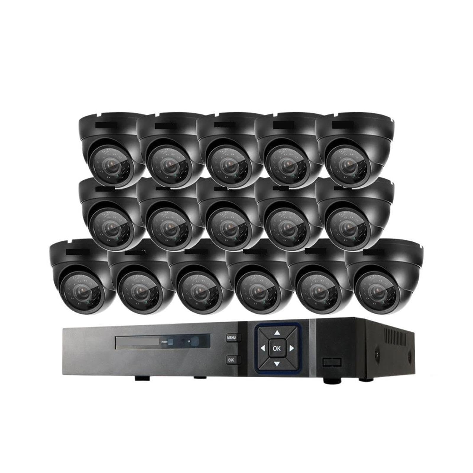 Sistema di sicurezza CCTV a cupola 16CH 5MP AHD H.265