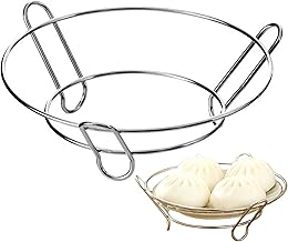 vapor, Racks resfriamento redondos para cozinhar e assar, vapor aço inoxidável, cozinha para fritadeira, panela, panela pressão, inserção vapor para panela Pinjing