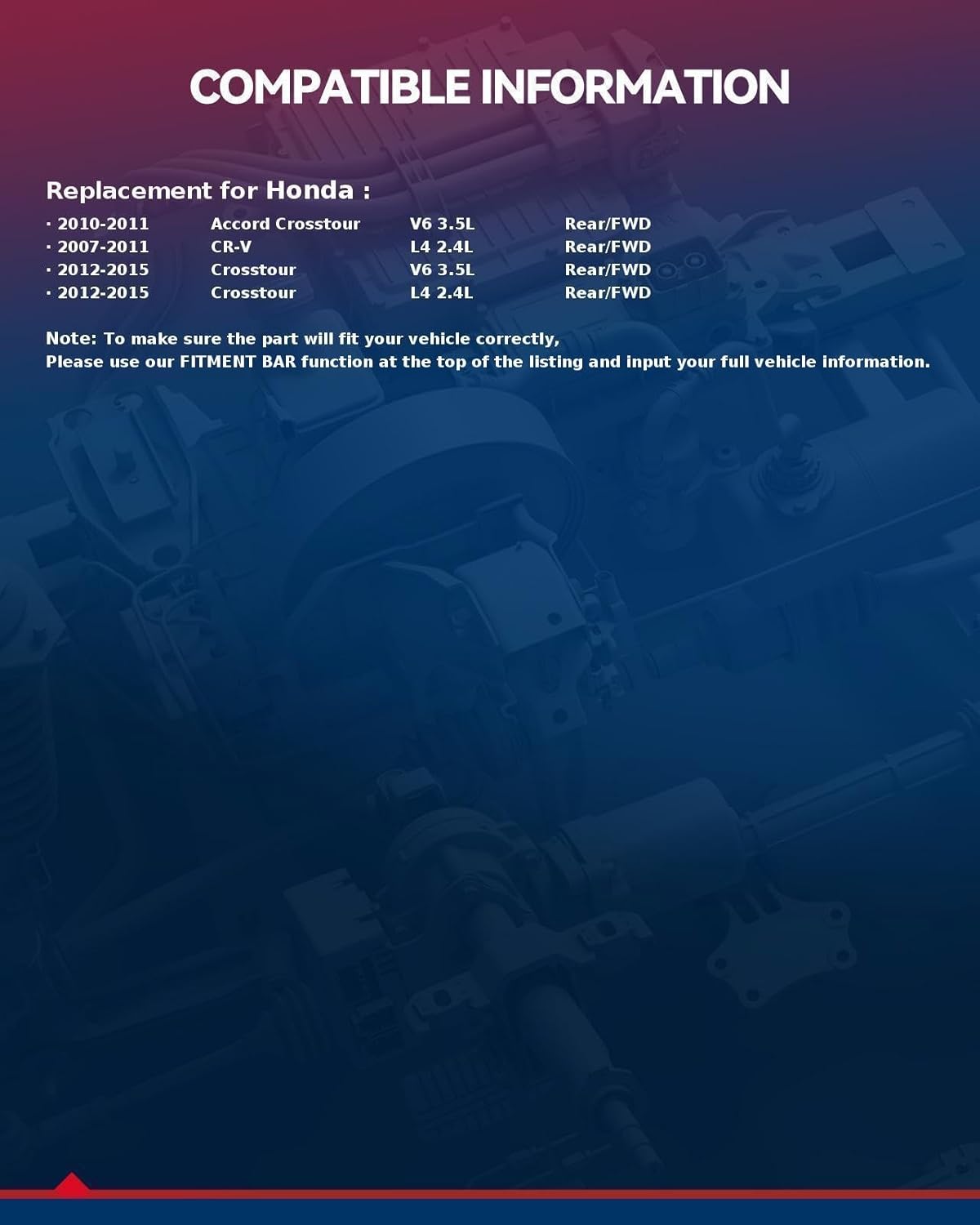 KAX 512344 2PCS Rear Wheel Hub Bearing Compatible with Honda CR-V 2007-2011,5 Lugs Wheel Bearing and Hub Assembly