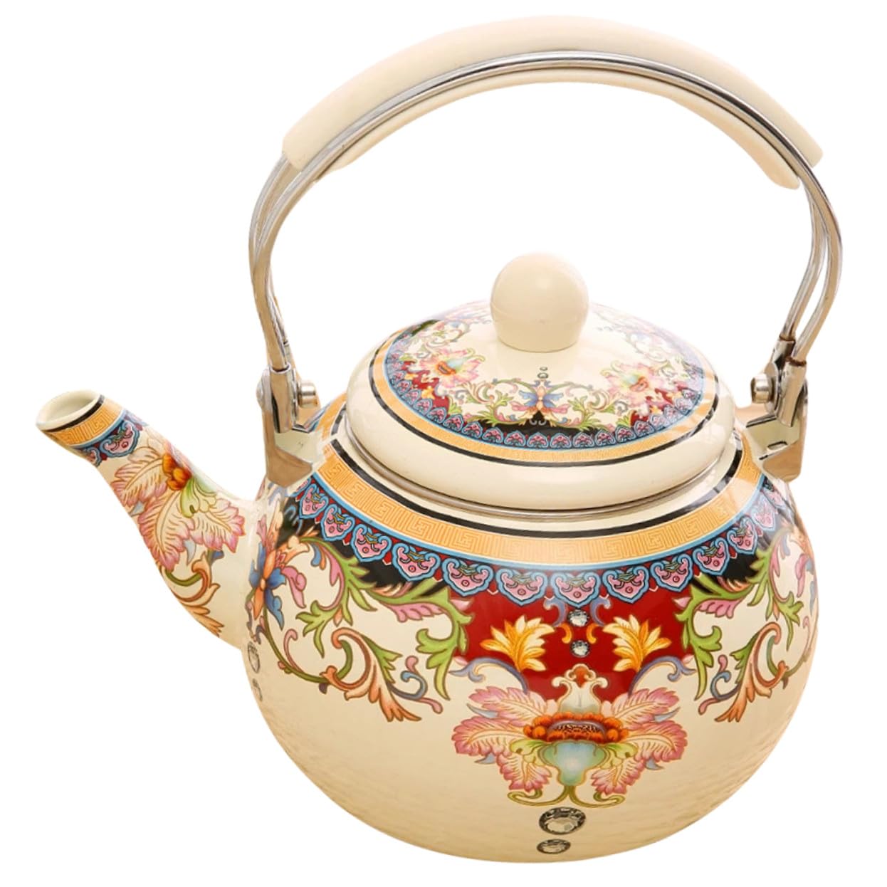 Tetera de Esmalte 2, 4 L de Acero Inoxidable para Cocina