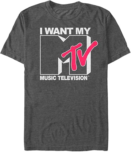 Nickelodeon Camiseta Standard Want Logo para hombre joven