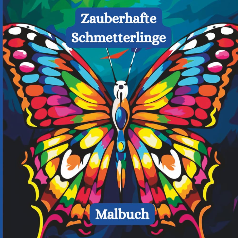 Zauberhafte Schmetterlinge – Malbuch für Erwachsene und Jugendliche: 50 detailreiche Schmetterlingsmotive zum Ausmalen – für kreative Entspannung, Achtsamkeit und farbenfrohe Auszeiten