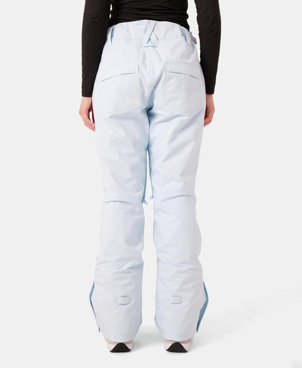 Roxy Women's Backyard Insulated Snow Pants – 10K Waterproof Ski & Snowboard Pant, Seam Sealed, Blue, X-Large