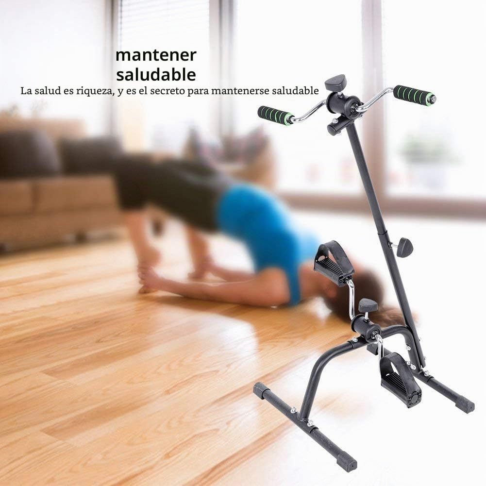 Mini Bicicleta Estática de Ejercicio, Rehabilitación para Brazos y Piernas, Equipo de Entrenamiento para Personas Mayores con Discapacidad