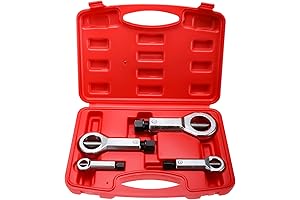 KUNTEC Nut Splitter Set Heavy Duty Nut Cracker Removal Tools