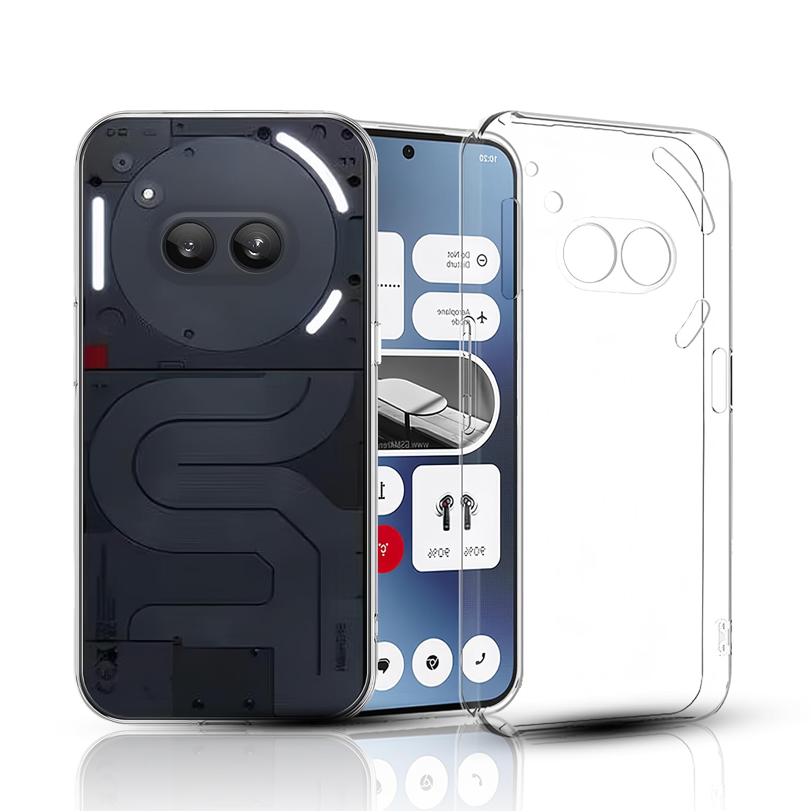 対応 Nothing phone 2a用 / 2a plus用 用 ケース/Nothing Phone 2A ケース 薄型 TPU 黄変防止&指紋防止 耐衝撃 ワイヤレス充電対応 ナッシングフォン2a 透明 カバー