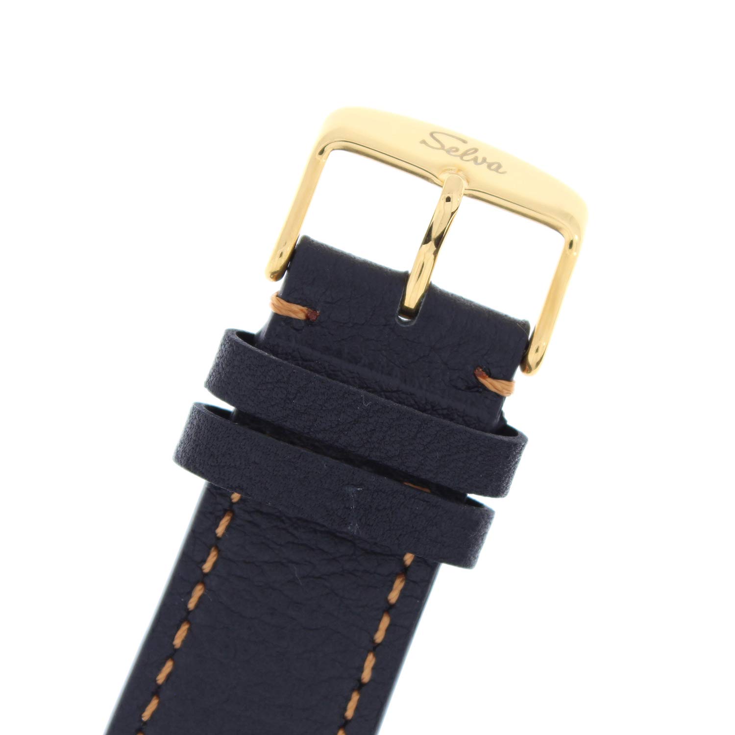 SELVA Orologio da polso da uomo "Vasco" automatico - corona protetta - lunetta girevole - confezione regalo fornita, cinghia