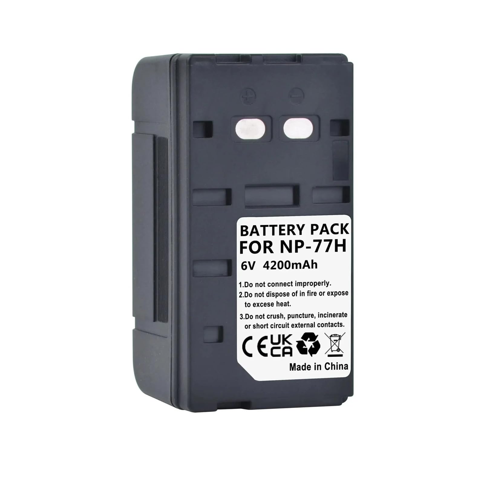 Batteria Di Ricambio For Fotocamera Ni-Mh NP-77H NP 77H NP77H Da 4200 MAh, Compatibile Con Sony, For NP-66 NP-67 NP-68 NP-77 NP-98 NP-77H NP-55(3 Battery Set)