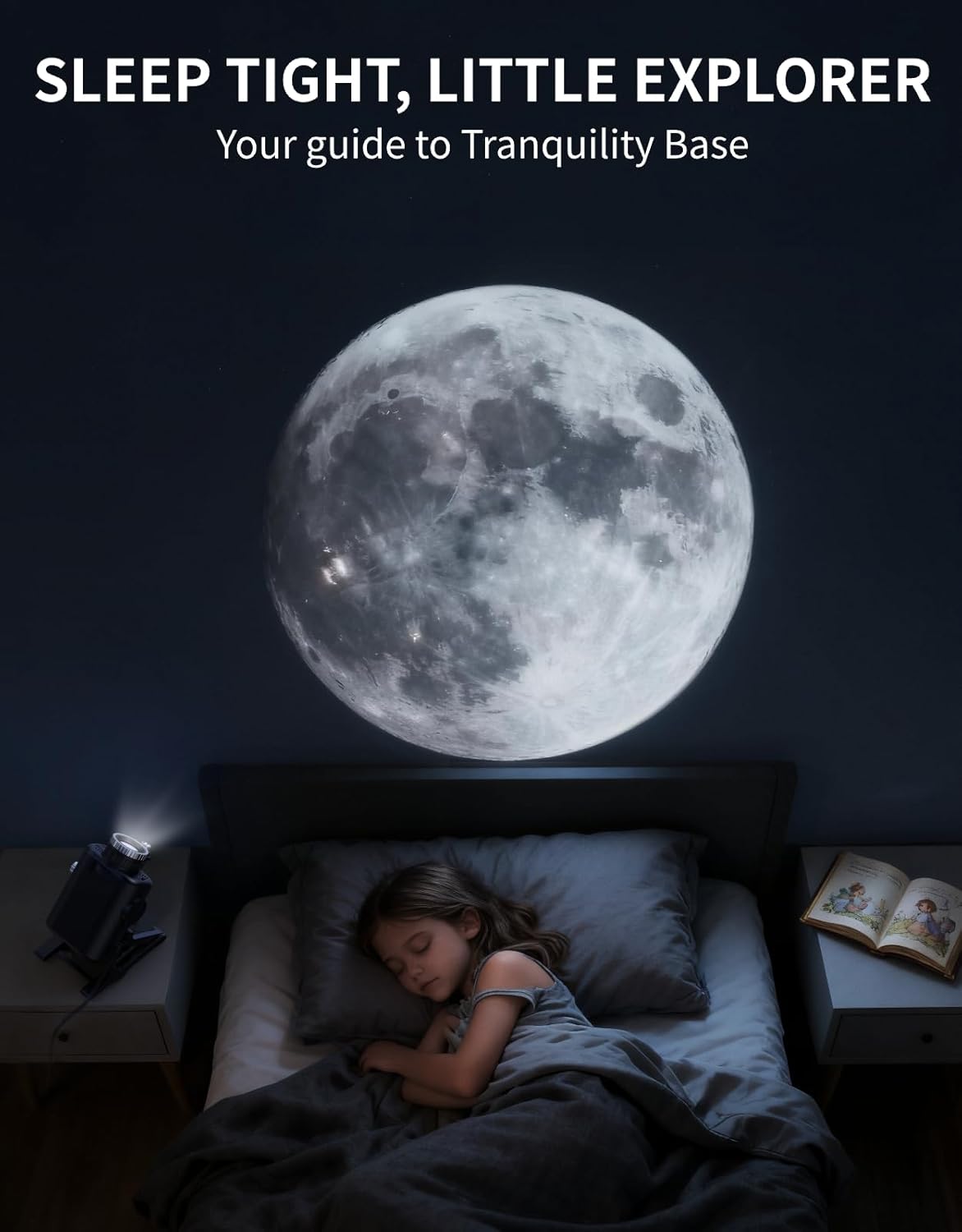 60-in-1 Galaxy Projector, HD Home Planetarium Projector with Built-in Non-Fading Scenes, 3D Star Light for Bedroom, Twinkling Star & Meteor, Bluetooth Speaker & White Noise, Birthday Gifts