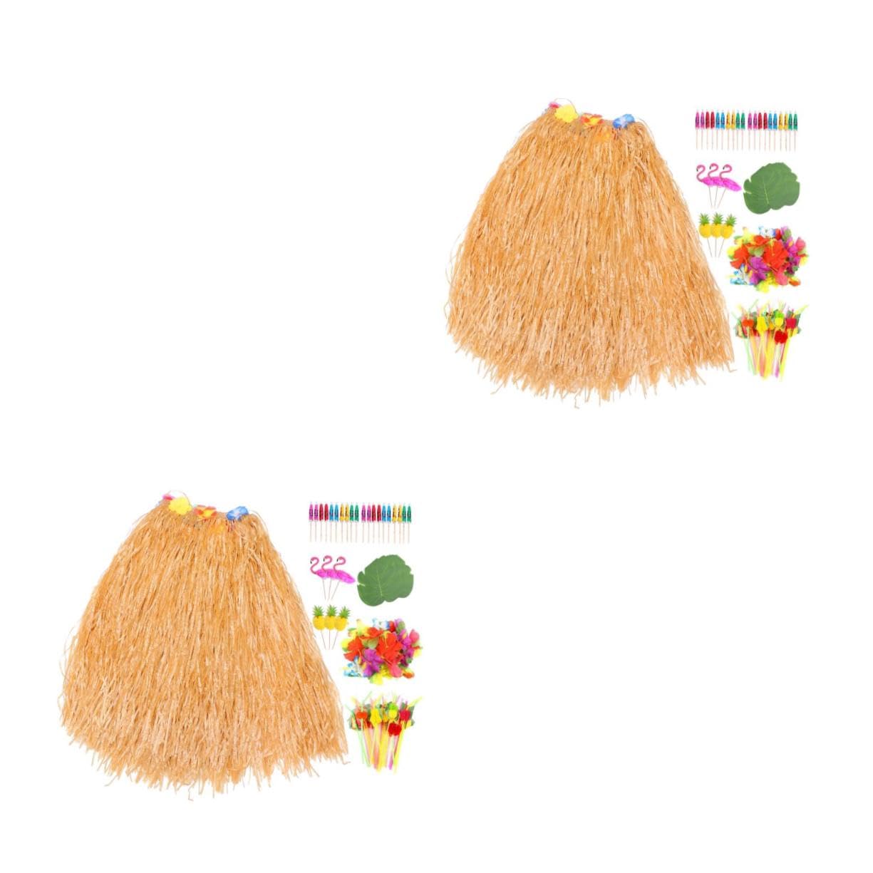 SOLUSTRE 2 Sets 145pcs Decorations Party Supplies Plastic Table Skirt Home Cafe Decor Ideal for Birthday Celebration