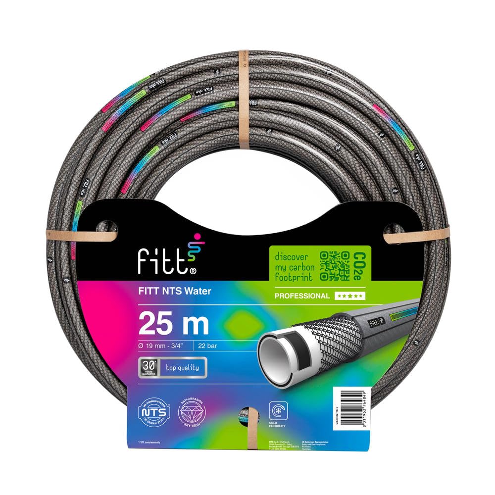 FITT NTS WATER 3/4" (19 mm) 25 m - wąż do nawadniania ogrodu, do intensywnego i profesjonalnego użytku