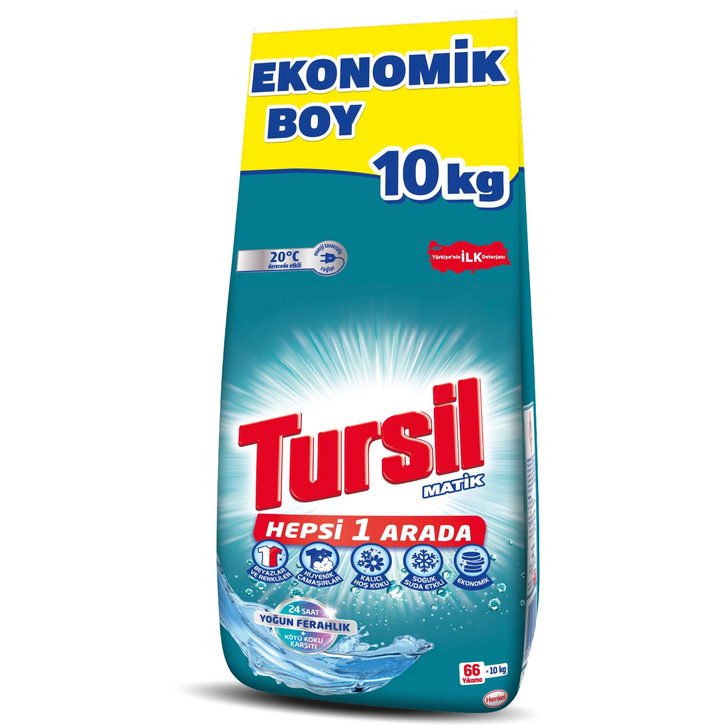 Tursil Yoğun Ferahlık Toz Çamaşır Deterjanı 10 kg