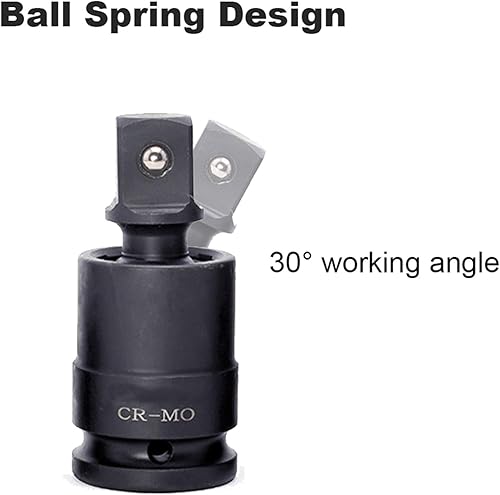 Miniatura 4 de Zócalo de impacto profundo 34 '' adaptador giratorio oscilante universal de impacto articulado - métrico, 1 unidad