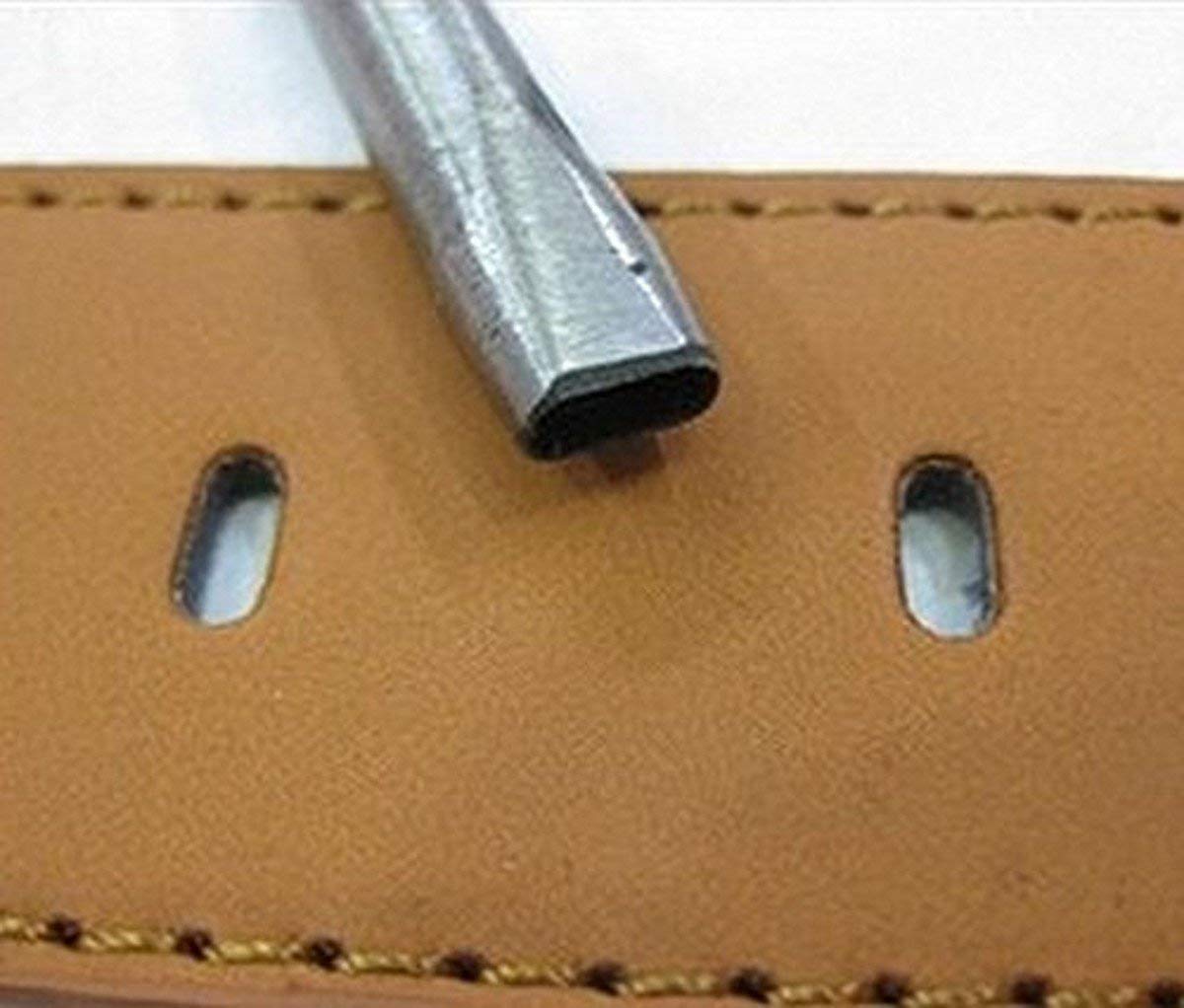 Amazon.co.jp: CHENGYIDA 楕円 ポンチ レザークラフト 工具 セット 皮