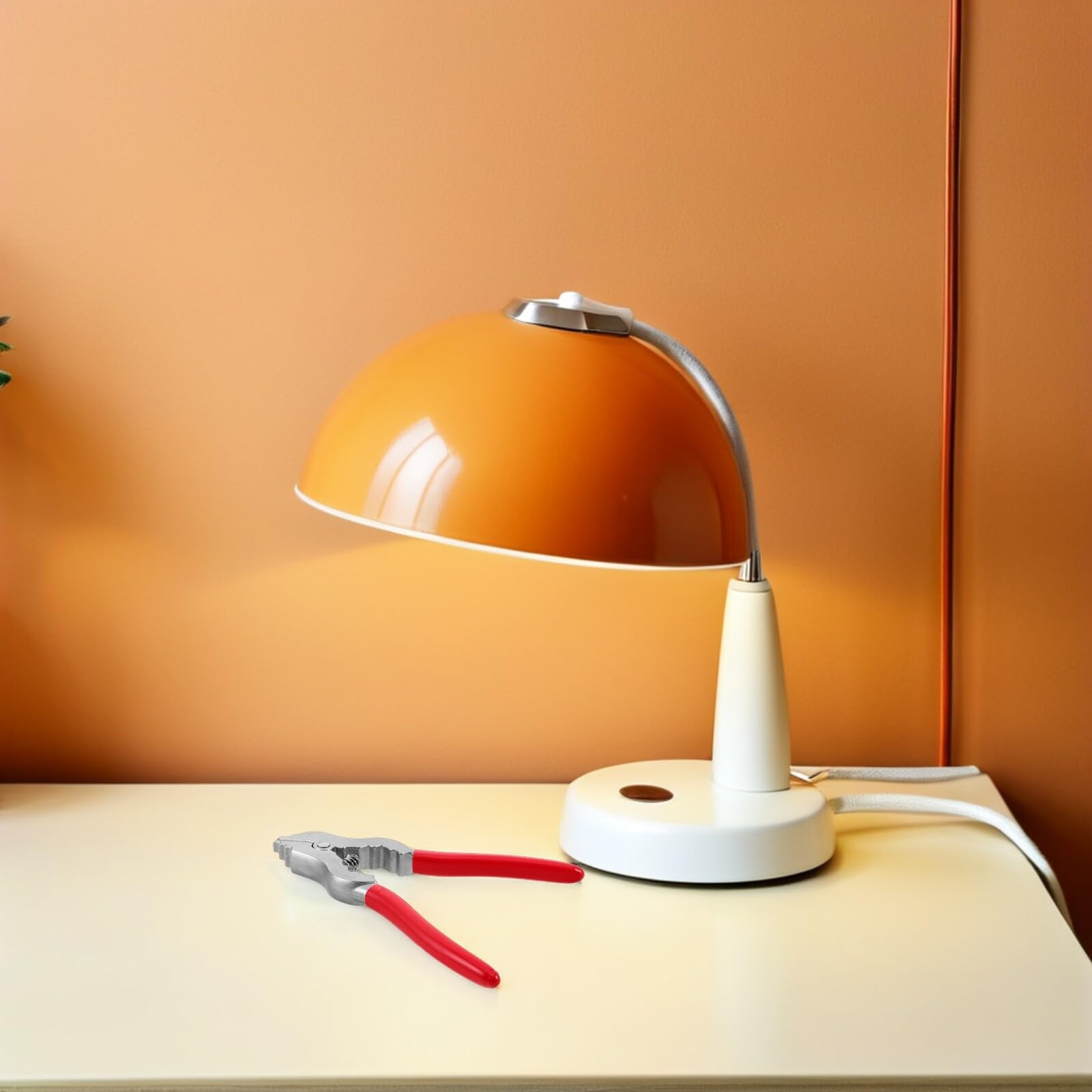 Pince à Chaîne Métallique en Alliage de Zinc Poignée Ergonomique pour Réparation Précise des Chaînes de Lustres et Lampes
