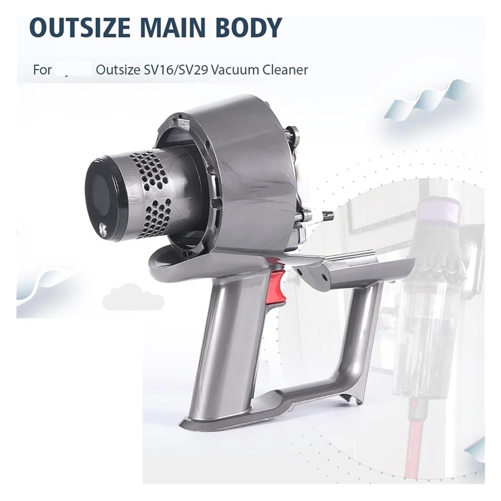 Main Body Replaceparts Board Motor,Compatible for Dyson ?V11 Outsize SV16 SV29 Vacuum Cleaner Parts Host Handle Shell