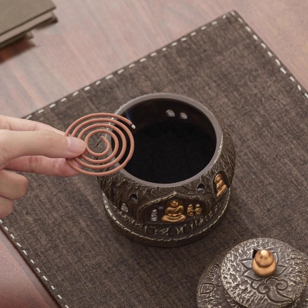 Quemador de incienso de cascada, para interiores, sándalo, pagoda, quemador de incienso, ceremonia de té, mesa de té, adornos zen, quemador de incienso de reflujo