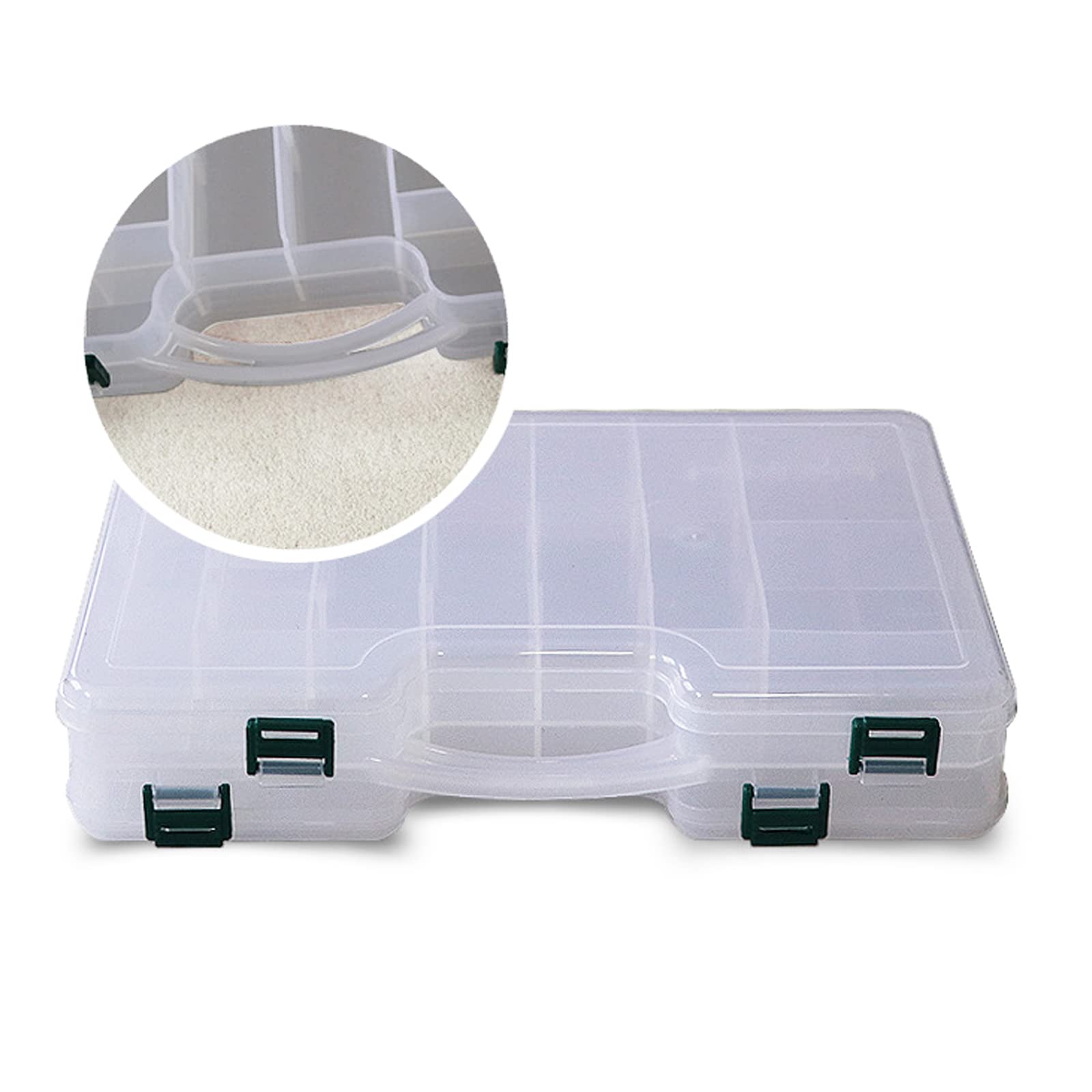 Scatola vuota in plastica porta accessori / esche artificiali da pesca