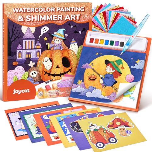 JoyCat Libri da colorare con acqua, Attività artistiche e creative, Arte senza disordine per bambini 4-8 anni, Kit e forniture creative, Attività fai-da-te, Regali per ragazze e ragazzi